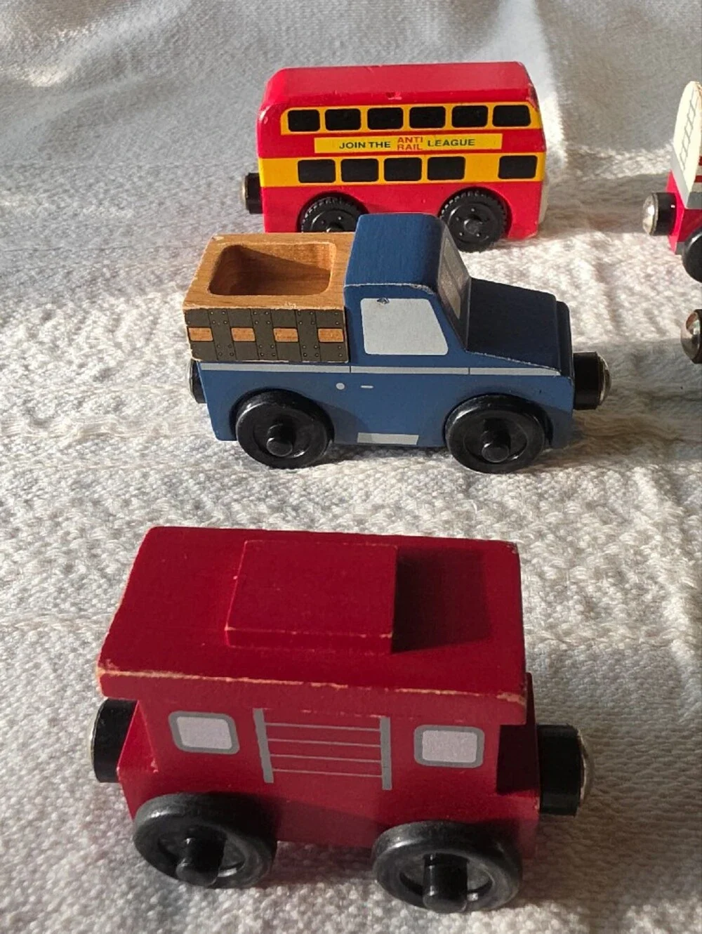 Vintage Thomas & Friends Multicolor Wooden Train and Vehicles Set